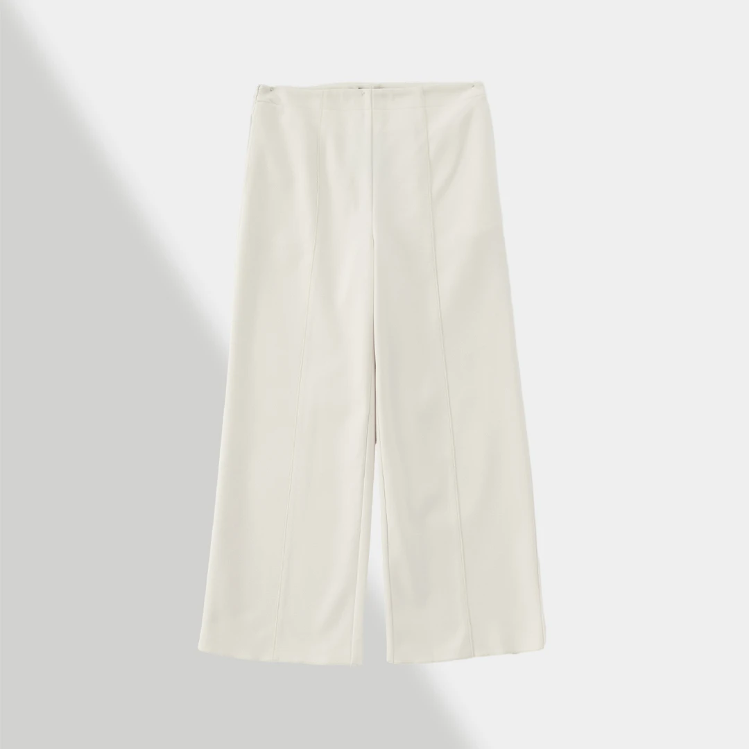 炳瀚原创春装换新大码显腿直加厚百搭阔腿针织裤子BH423WZK11788