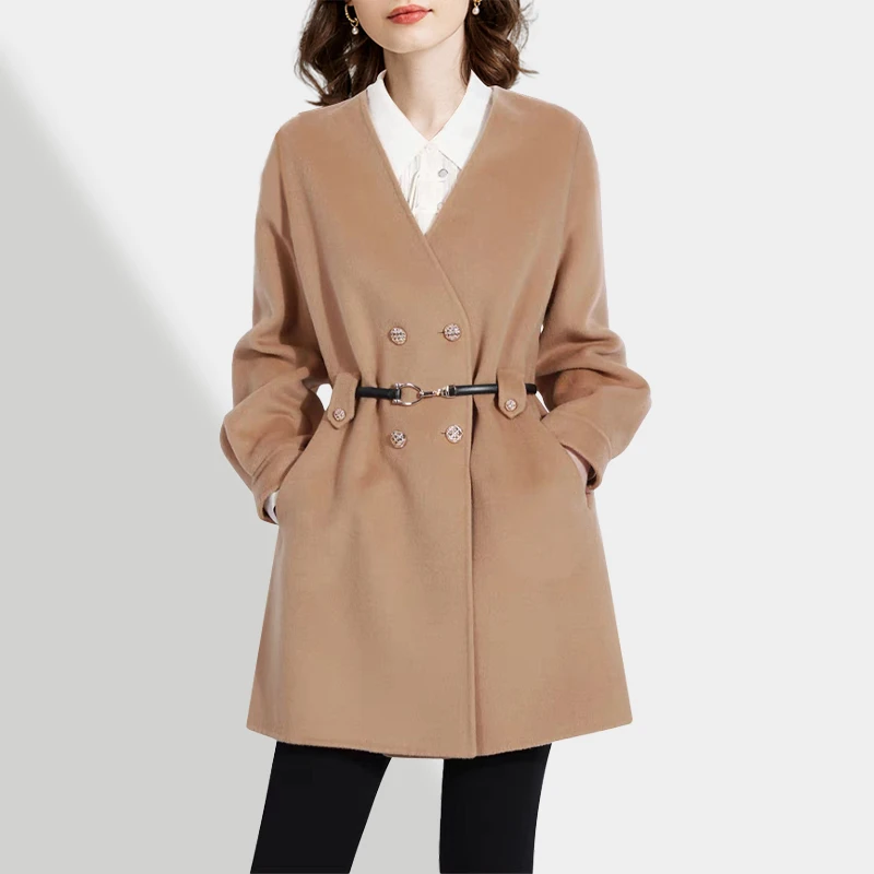 炳瀚原创秋季新款大码女装胖mm定制轻奢百搭大衣外套BH423ZN11770