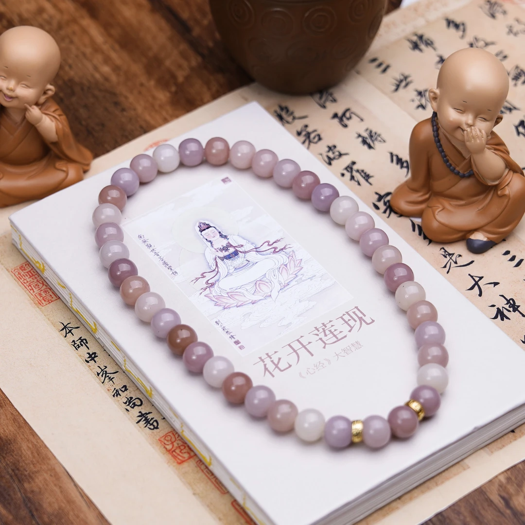 【正月原创】白玉樱花10*9mm奶冻胖苹果双圈文玩高密手串+盘玩袋