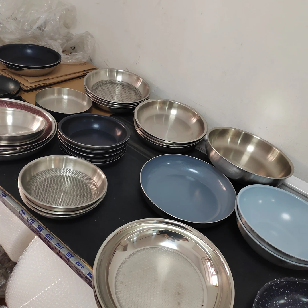 杂品半成品锅盘（微脏微瑕，介意勿拍，手工量尺有误差）