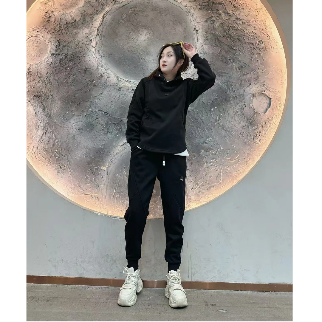 【伊伊男舍】冬季男士时尚潮流个性休闲百搭【连帽卫衣+卫裤】两件套.