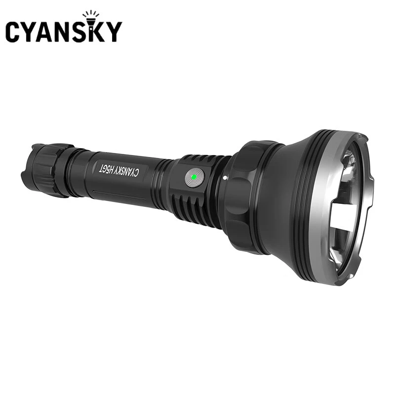 CYANSKY H5GT搜救打野夜钓远射强光LED手电筒多光色远射手电筒