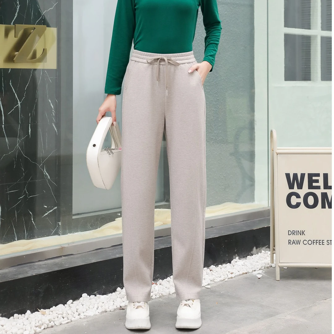 【窄板香蕉裤】秋冬季新款加厚宽松百搭运动休闲垂感长裤8820