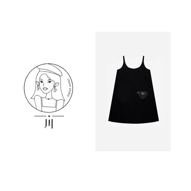 【川川】时尚休闲百搭夏季吊带短裙舒适简约