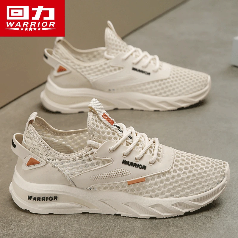 回力秋季透气户外凉鞋男薄款百搭涉水轻便休闲沙滩镂空网面洞洞鞋