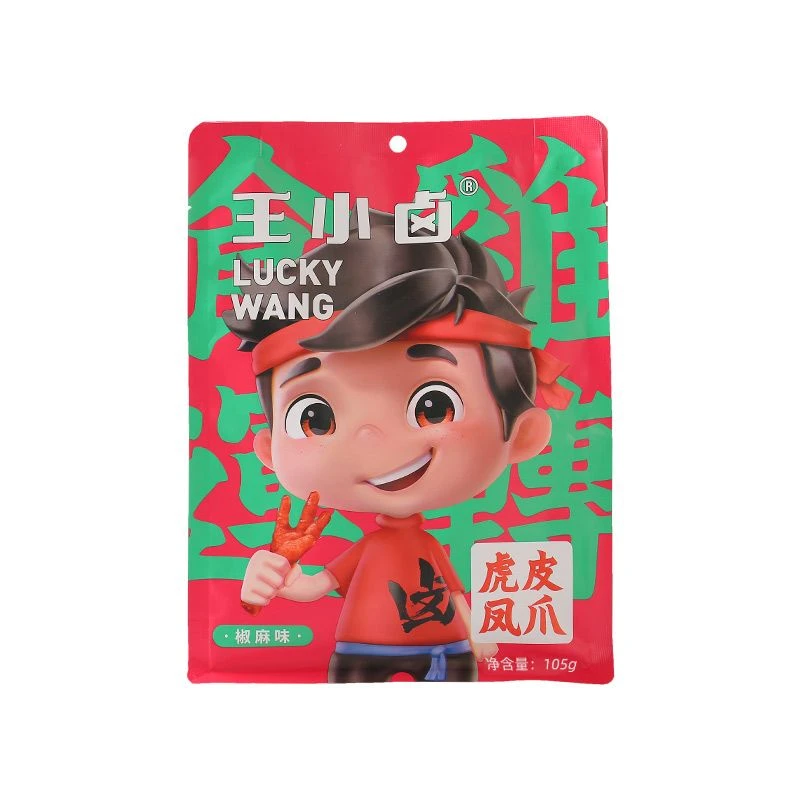 王小卤 椒麻味虎皮凤爪酱卤肉制品 105g/袋