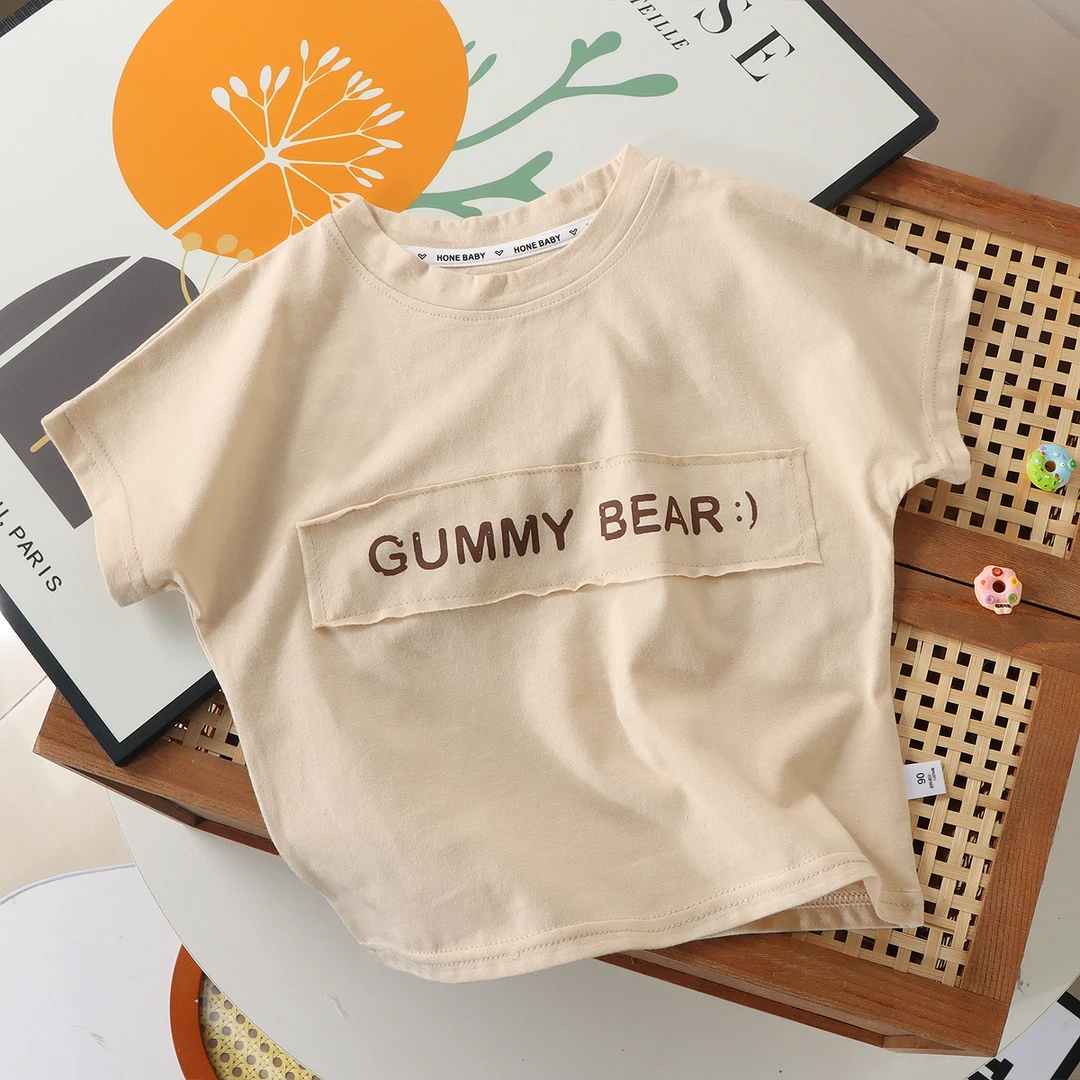 【高能感】儿童短袖夏季休闲纯棉男童洋气宝宝男童百搭宽松女童