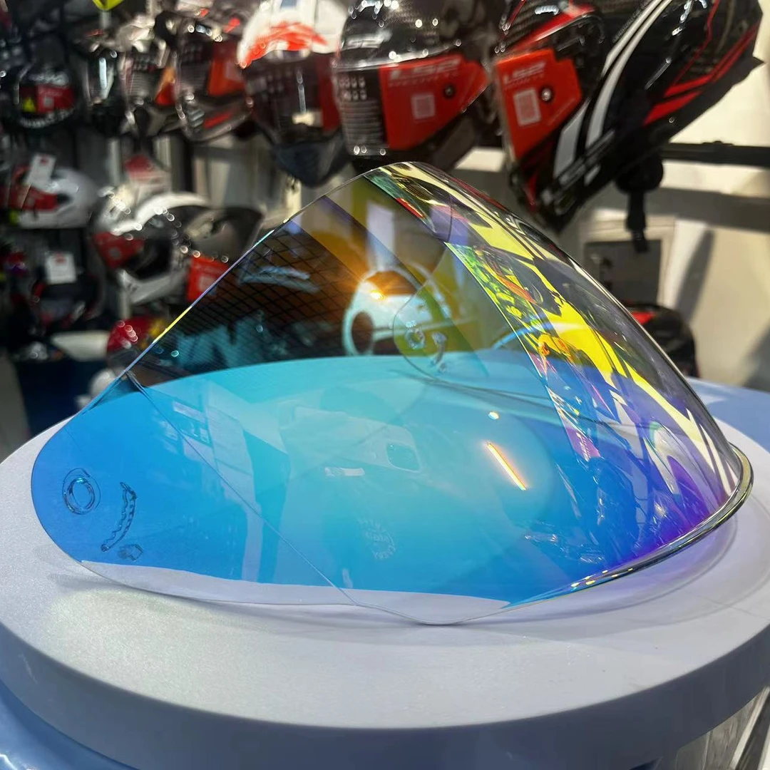 LS2半盔头盔镜片 608透明镜片  彩色镜片  茶色镜片