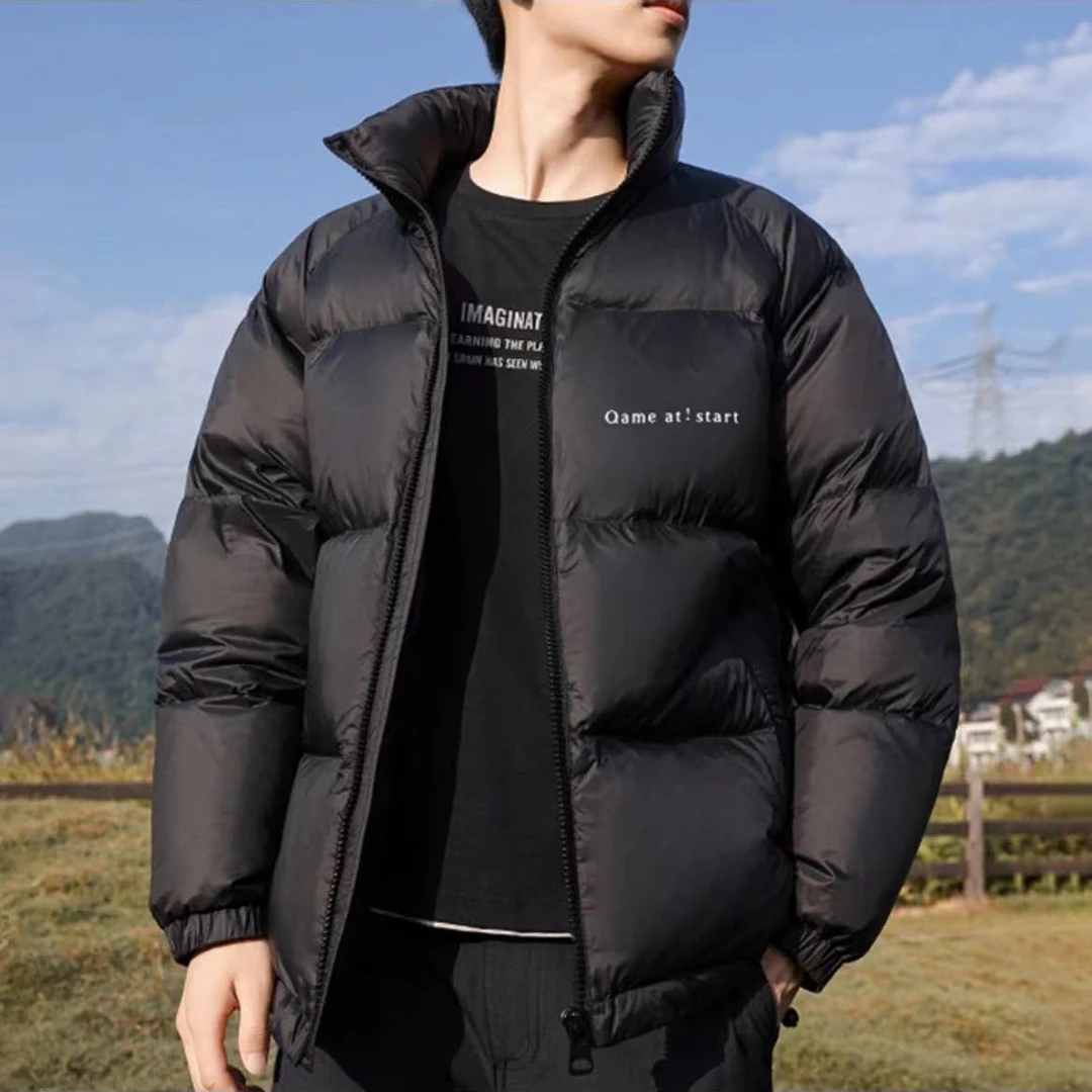【男女同款】1071羽绒服冬季新款男士立领纯色简约保暖舒适潮牌百搭