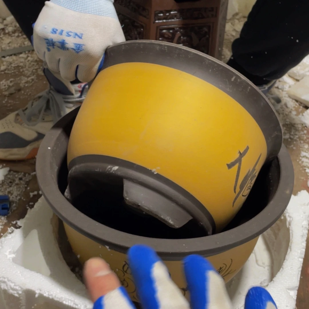 【闪购商品】紫砂花盆口27高17口22高14