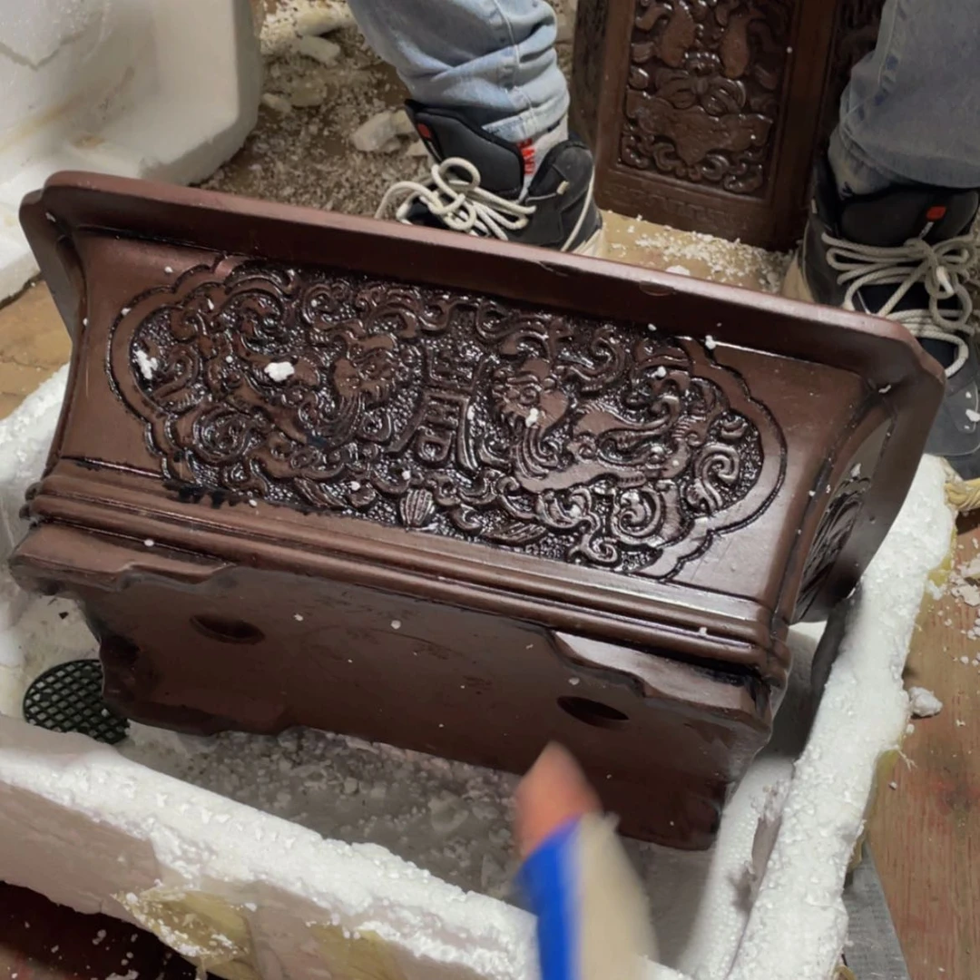 【闪购商品】紫砂花盆口31 21高12