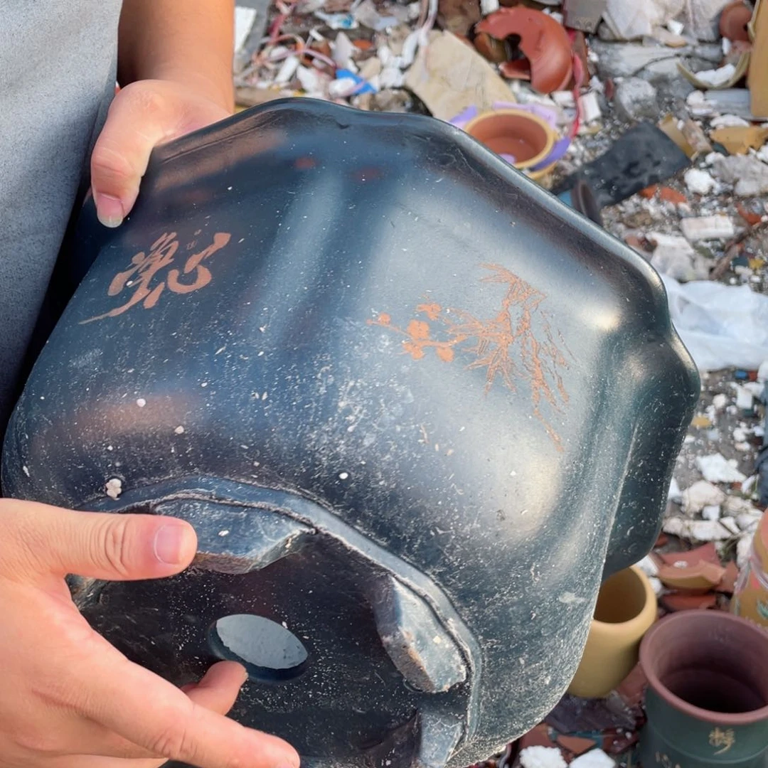 紫砂花盆瑕疵的时候也