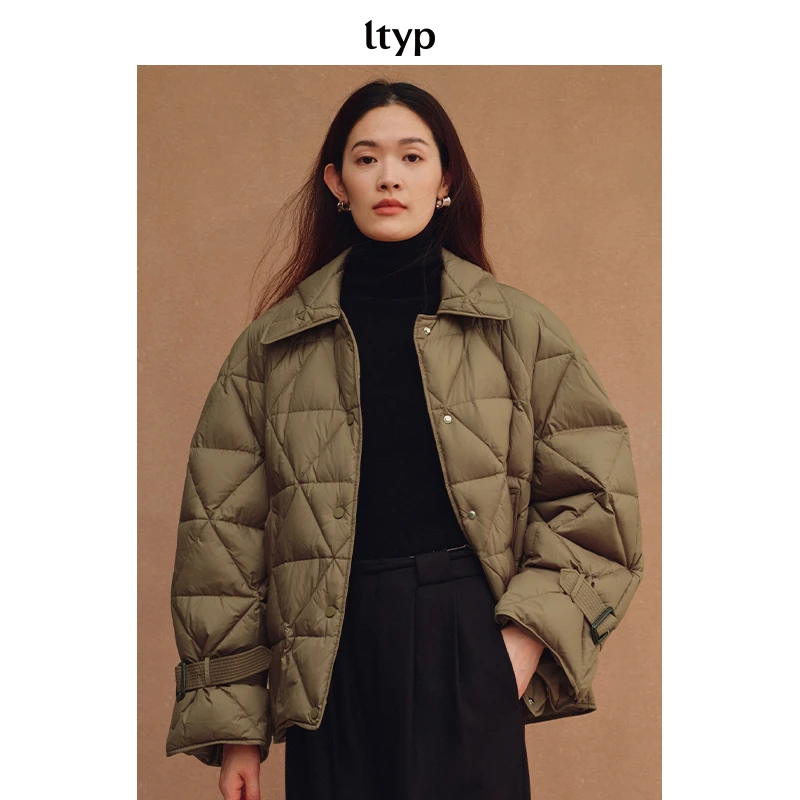 ltyp旅途原品 95白鹅绒防轻松羽绒服A版时尚都市三防羽绒外套女冬