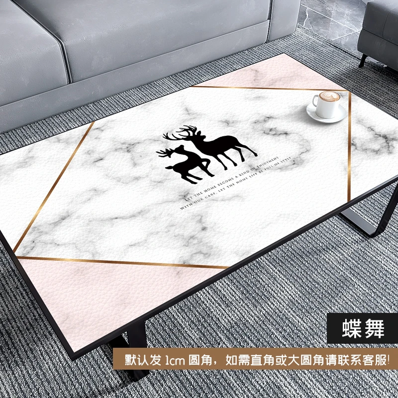 轻奢皮革餐桌垫布防水防油免洗茶几桌面台防烫长方形家用防滑隔热