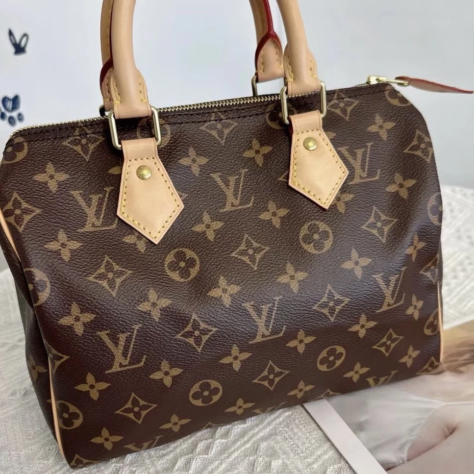 95新 LouisVuitton/路易威登 LV老花sp25手提1207