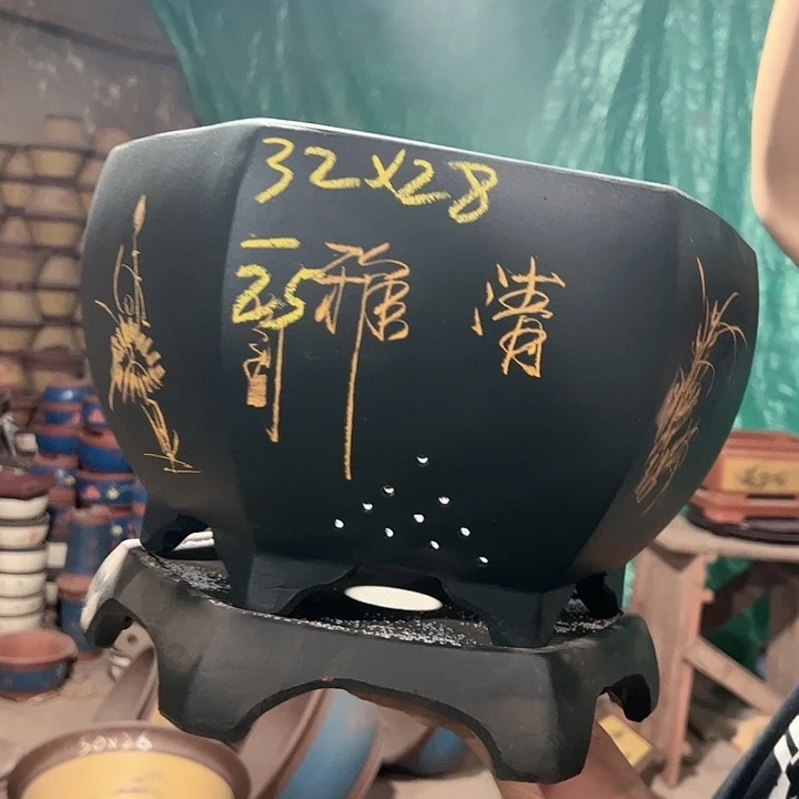 紫砂花盆紫砂花盆