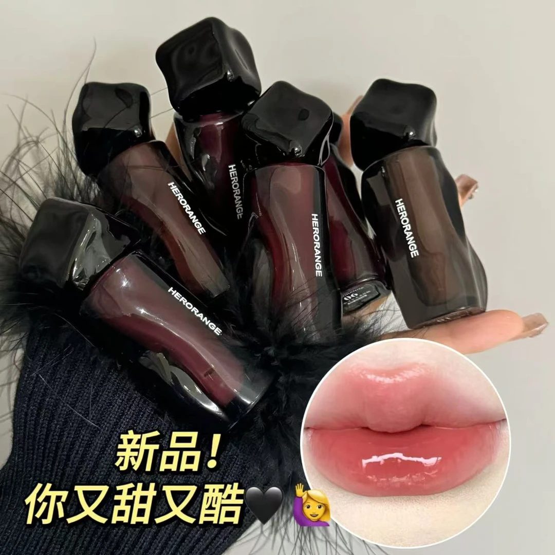 （买1送1）不沾杯不掉色红茶水光镜面玻璃果冻唇韩系嫩妹显白口红