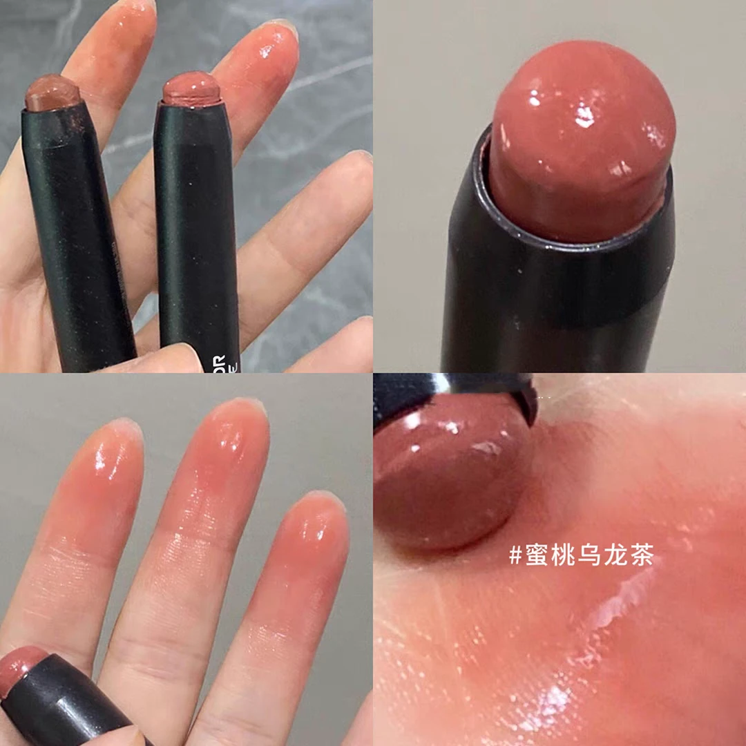 蜜桃乌龙好乖啊裸色系口红笔唇膏女素颜滋润水光唇釉平价学生2024