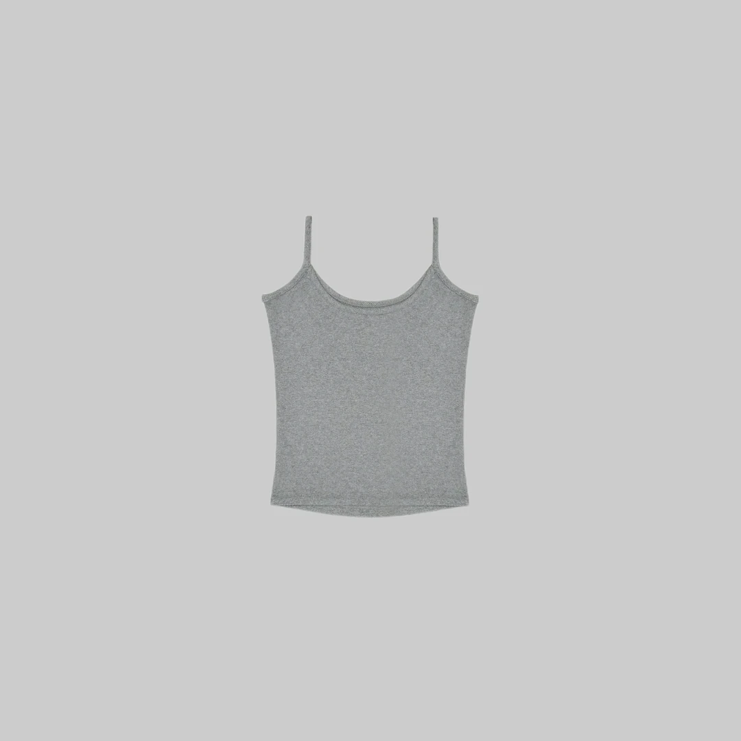 Tt zxu丨【胜在版型】 弹力棉 坑纹吊带 隐藏副乳紧身吊带 T231001A