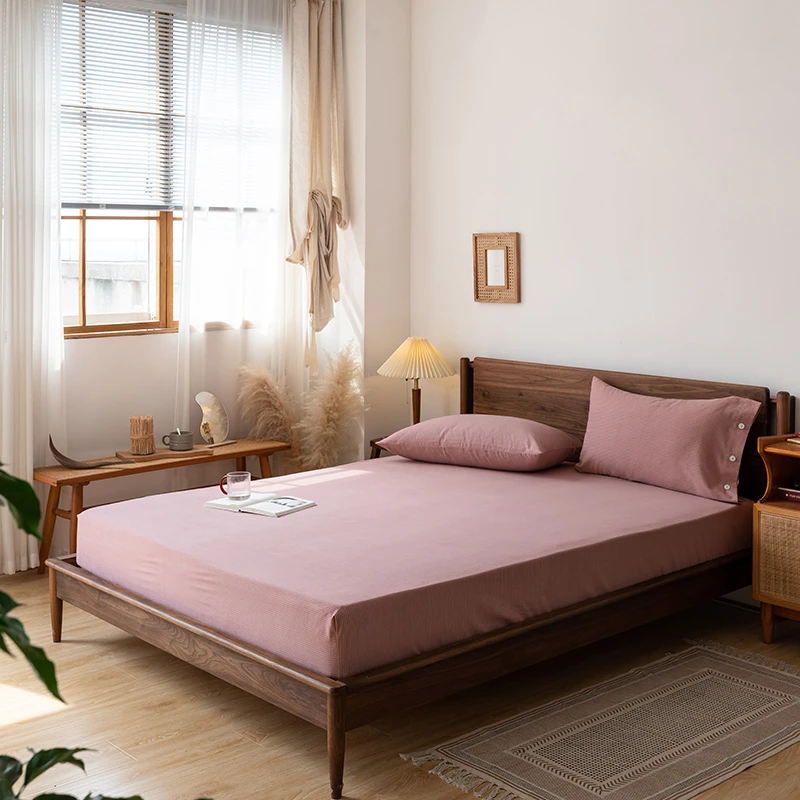 《無印良品》包邮無印全棉磨毛单个床笠 单床单