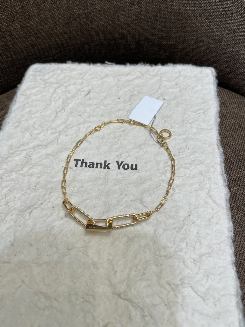 925银手链 几何手链  精工