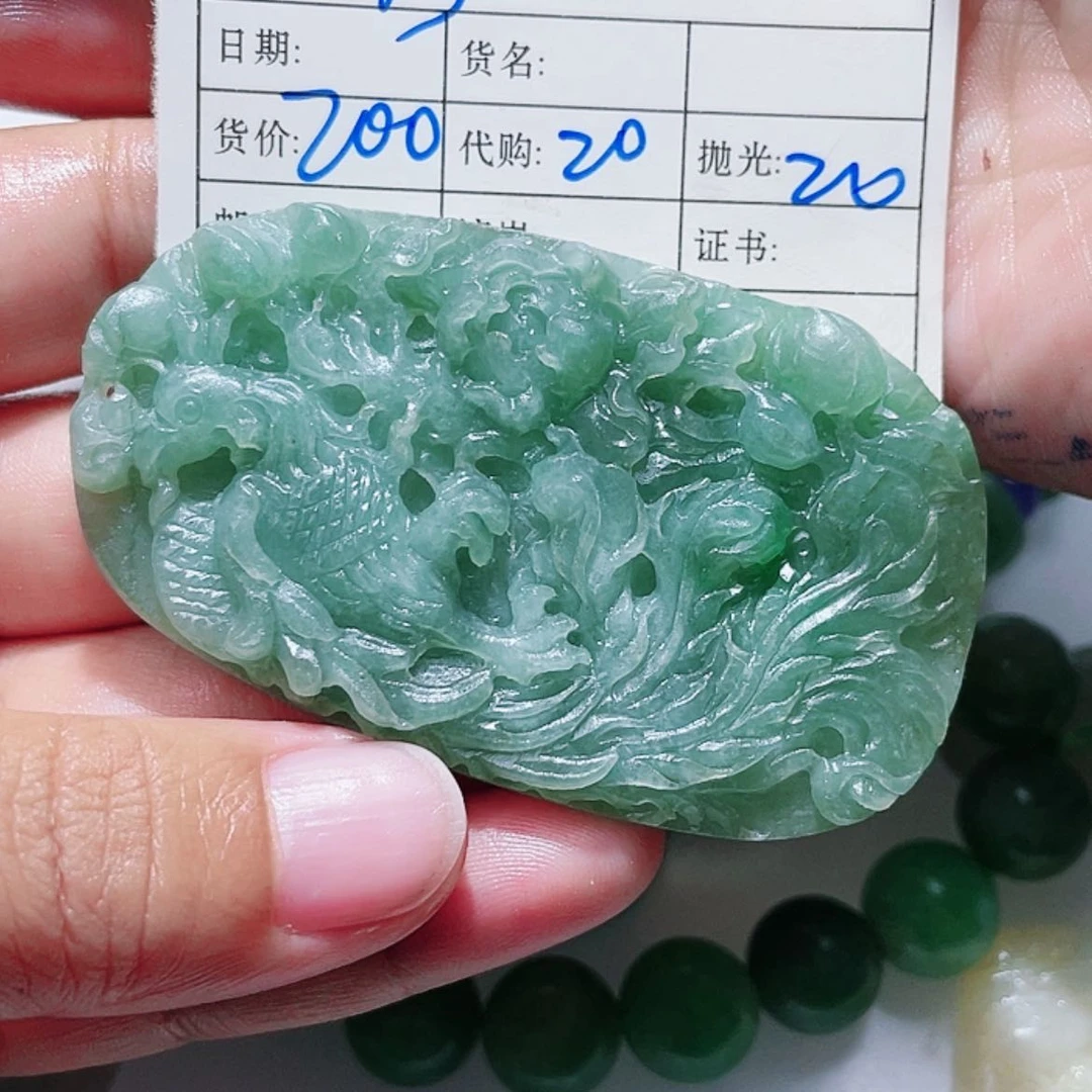 【闪购商品】定制翡翠未镶嵌柠**密