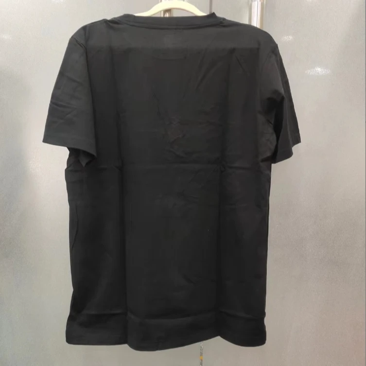 男款黑色 运动休闲棉短袖  s码