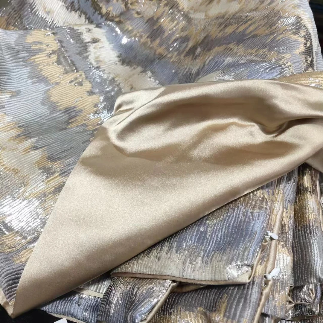 卡其色电波纹理靠垫套50×50 发2个