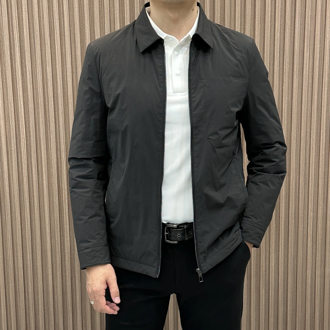 时尚男士鹅绒夹克简约设计外套男士男装羽绒服时尚休闲89668