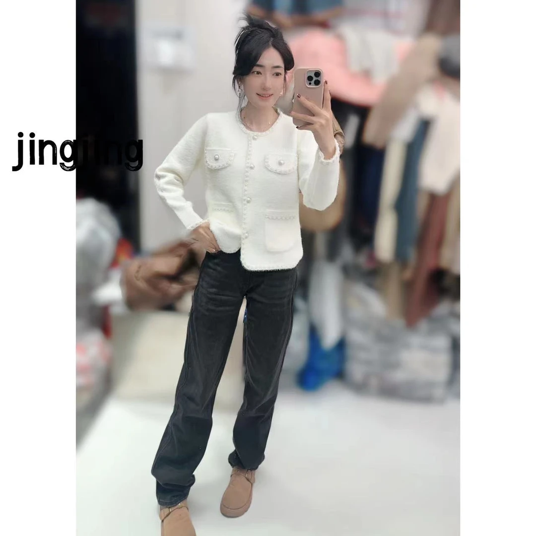 秋季新款休闲百搭针织开衫（0944）