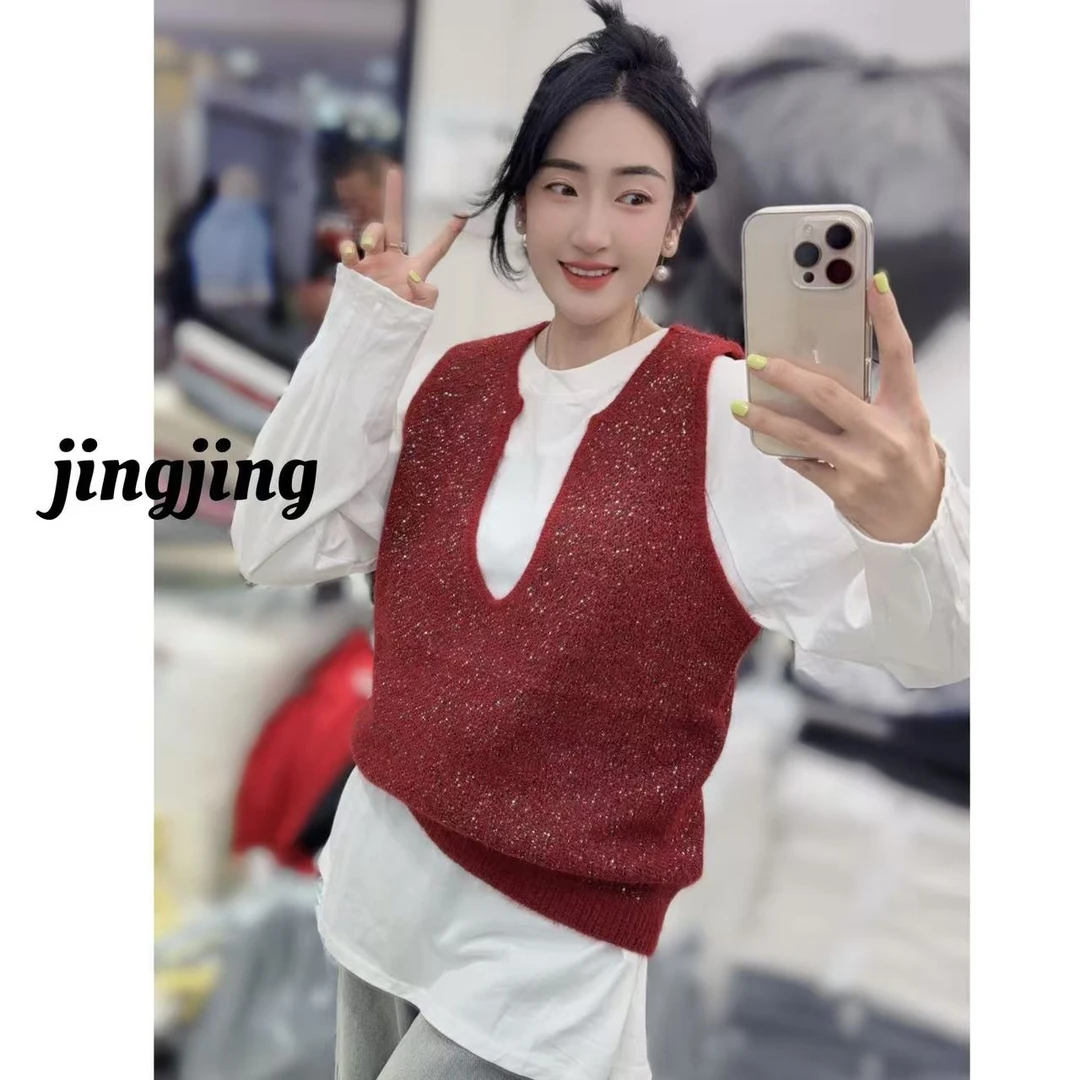 冬季新款休闲百搭亮亮马甲（1262）