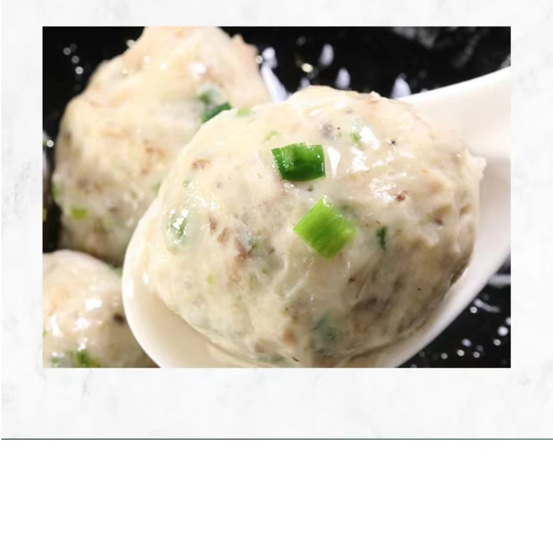 彩花果素食翡翠丸大彩花莫丸香菇丸贡丸素肉素食佛家寺庙可用实惠