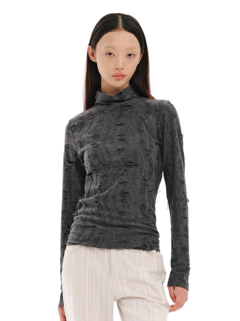 LOUMUTAKU梦泽新中式打底衫