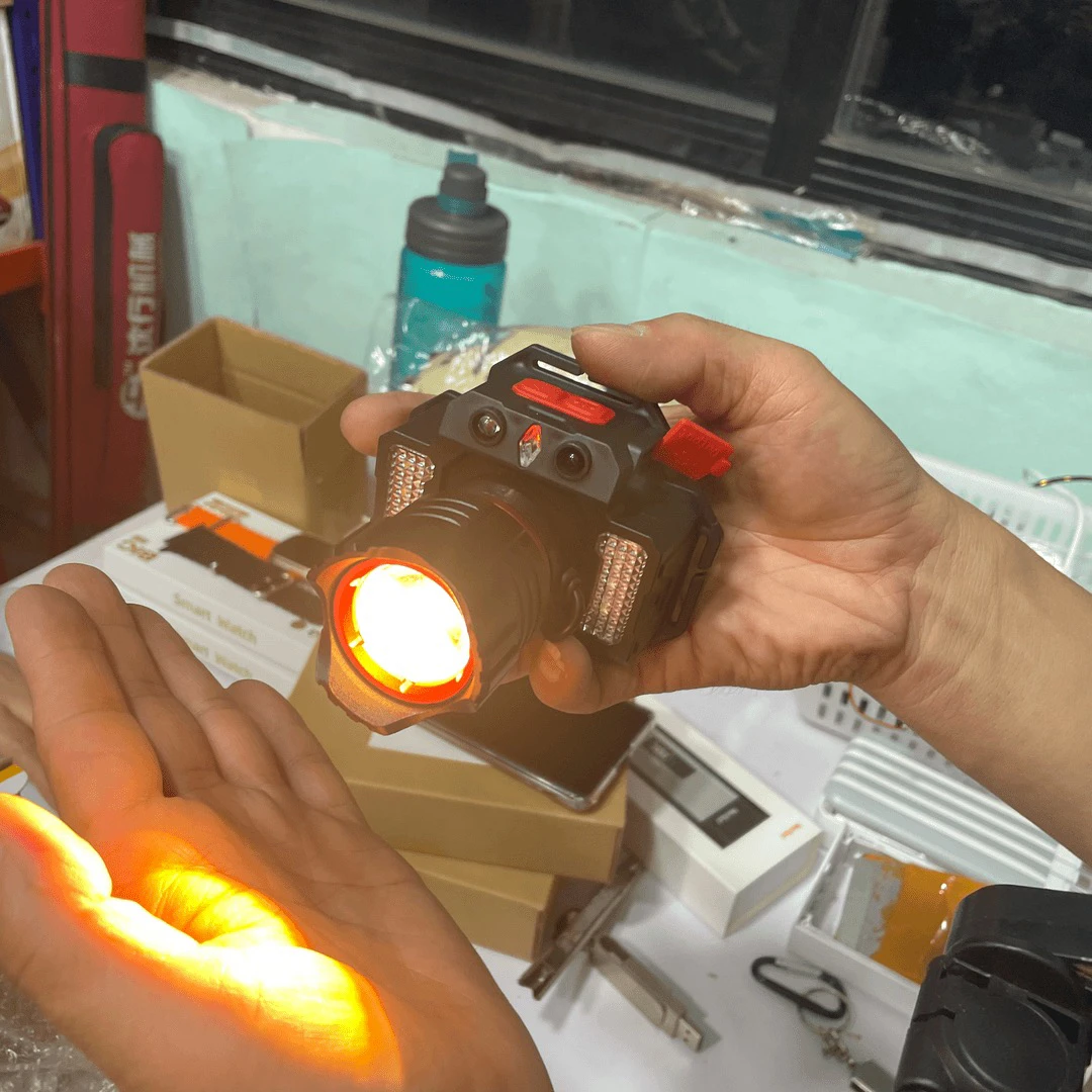 99新  黄光 头灯