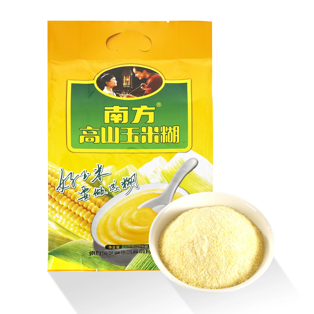 NANFANG BLACK SESAME/南方黑芝麻 高山玉米糊 600g（15小袋） 新旧包装随机发货
