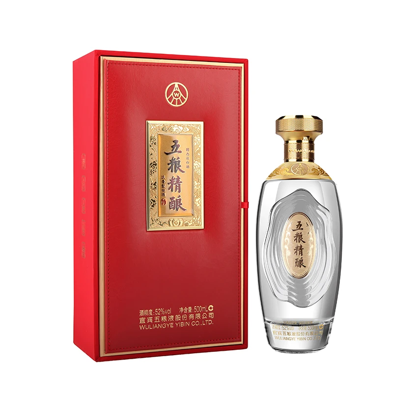 五粮液 浓香型白酒 52度 500mL