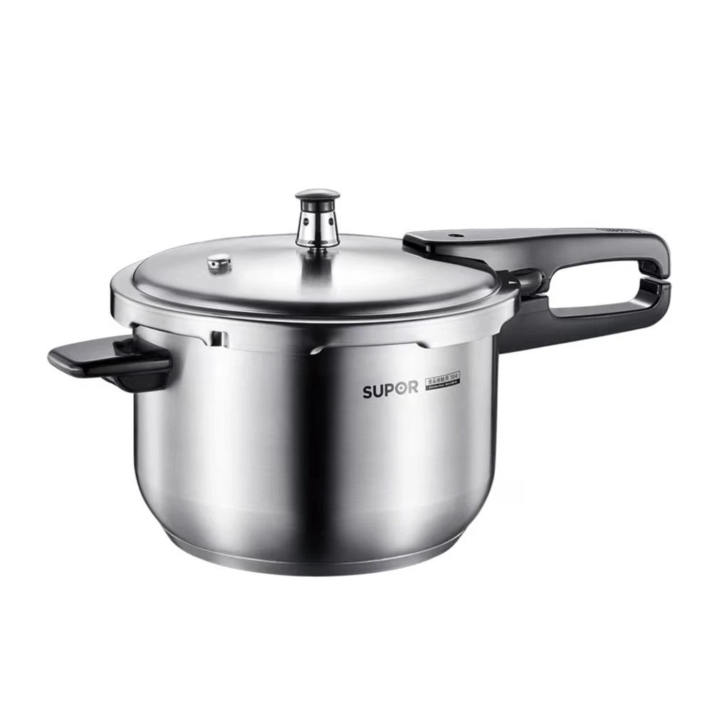 SUPOR/苏泊尔 不锈钢压力锅 22cm 5.2L 高压锅 304食品级不锈钢