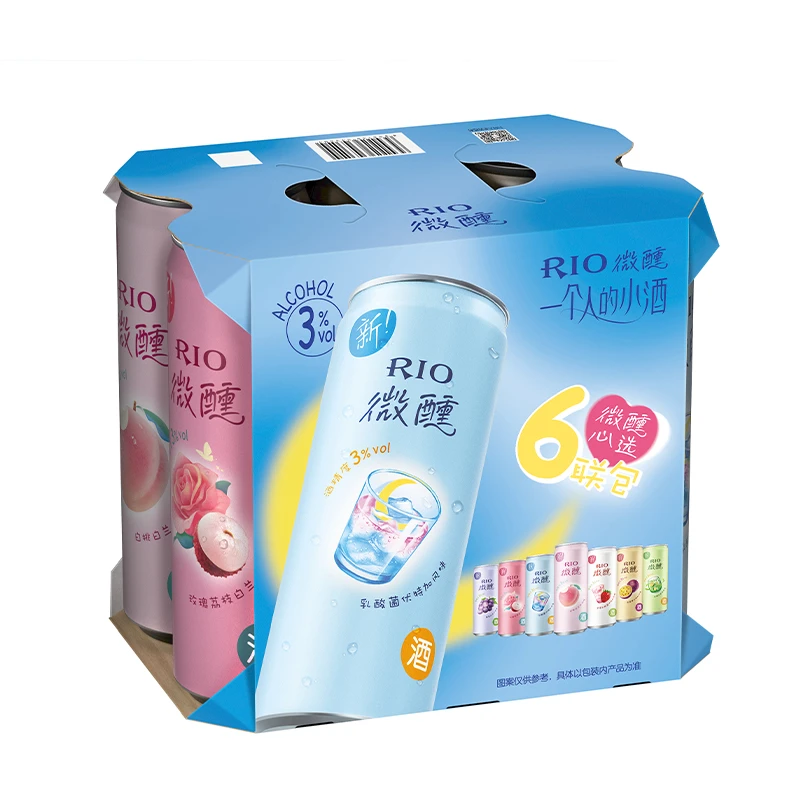 Rio 微醺3度鸡尾酒混合口味 1.98L(330mL*6) 多种口味随机发货