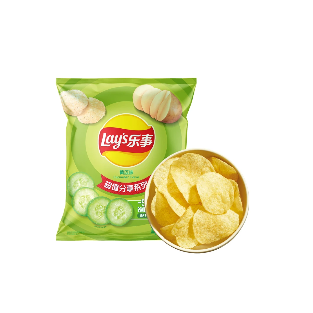 乐事 马铃薯片切片型（黄瓜味） 135g 沃尔玛小时达 同城配送