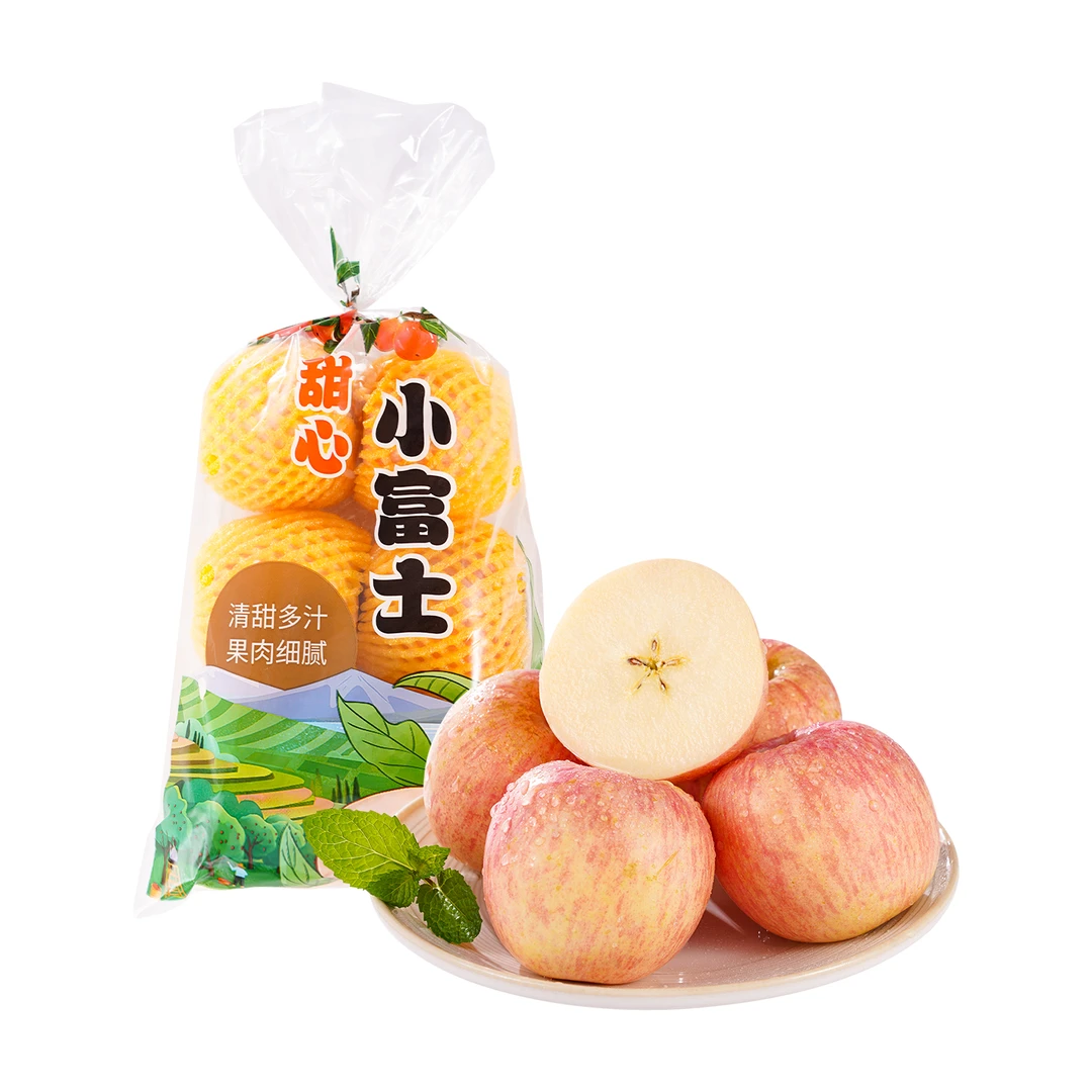 山东甜心小富士苹果 ≥1kg/袋 沃尔玛小时达 同城配送