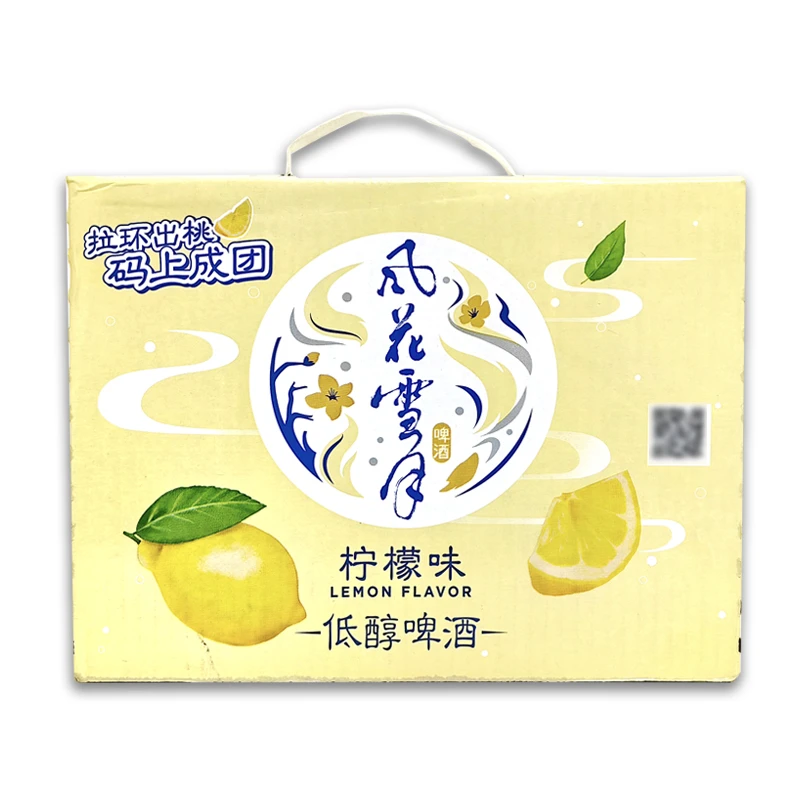 嘉士伯 大理风花雪月柠檬啤酒箱