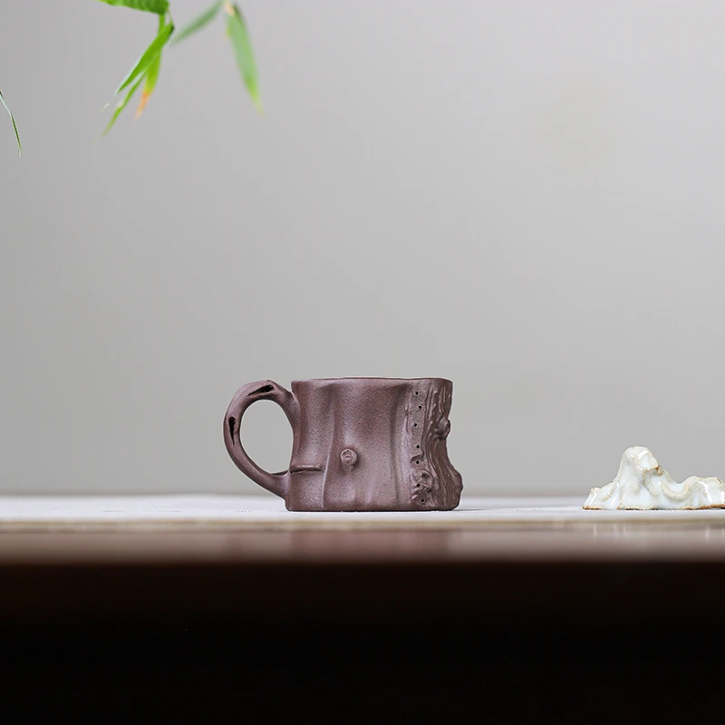 宜兴紫砂原矿紫砂朱泥紫砂主人杯功夫茶杯单杯紫砂精品品茗杯