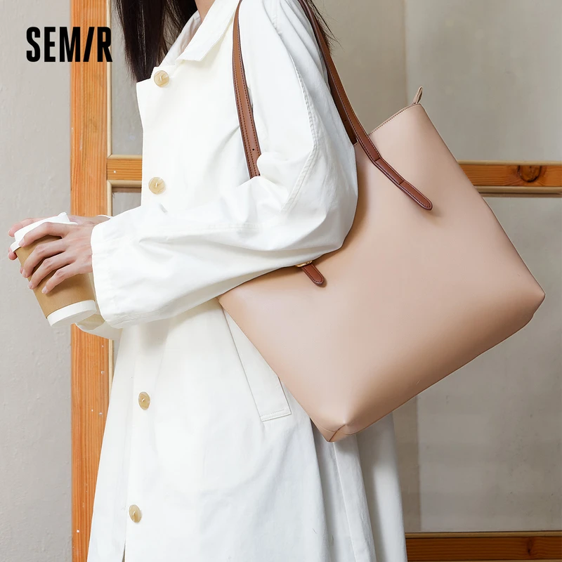 森马包包托特包女质感大容量手提包通勤女包潮