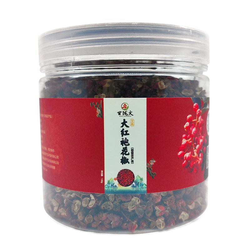 甘陇文—陇南大红袍花椒100g/罐