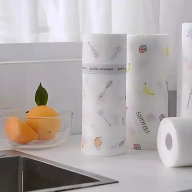 厨房专用纸巾吸油吸水纸可水洗擦手纸懒人抹布干湿两用湿巾擦碗布