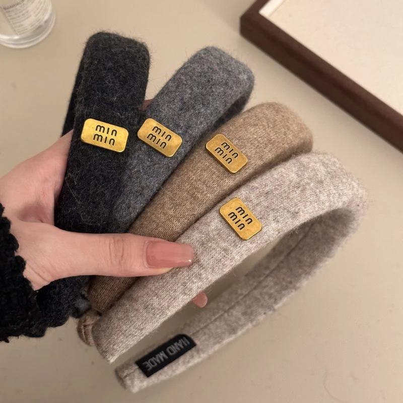 金标高颅顶秋冬发箍女款高级感洋气时尚头箍2023新款发饰头窟2052