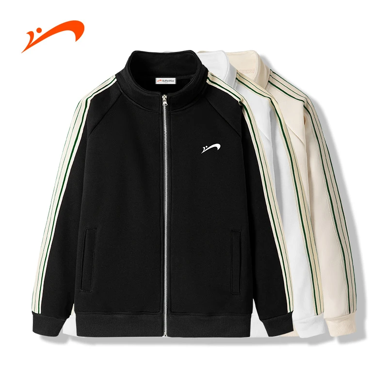 贵人鸟男女外套开衫拉链外套简约休闲运动潮百搭秋青年宽松