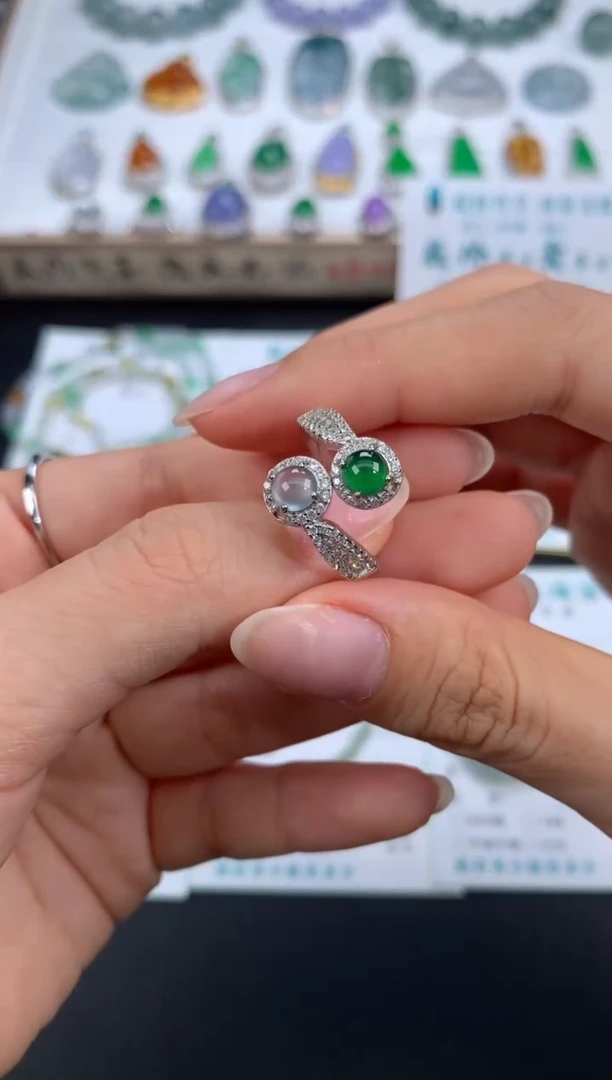 【闪购商品】定制翡翠银S925镶嵌模式推广期48小时鉴赏期