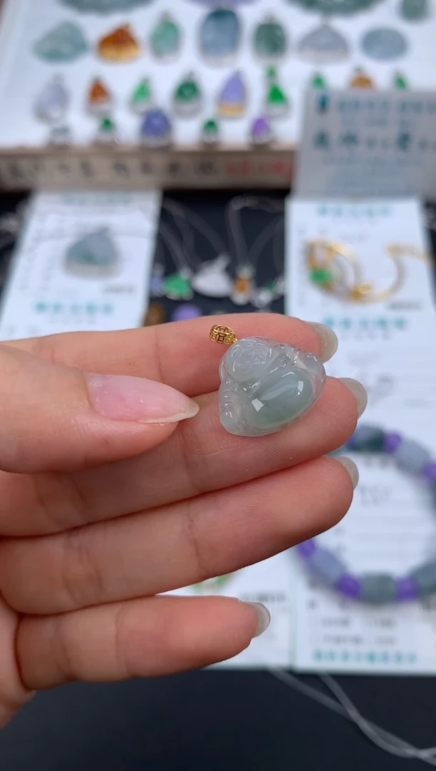 【闪购商品】定制翡翠18K金镶嵌模式推广期48小时鉴赏期