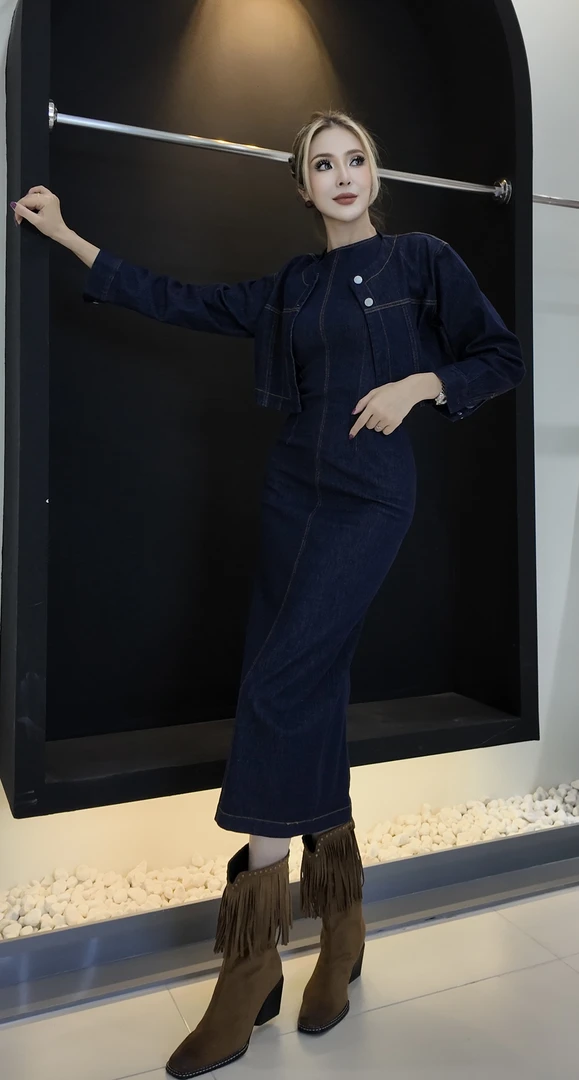 GIFLONA牛仔两件套